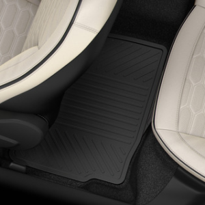 Talne preproge za vse vremenske razmere spredaj in zadaj, črne